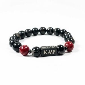 Black and Red Kappa Alpha Psi Bracelet